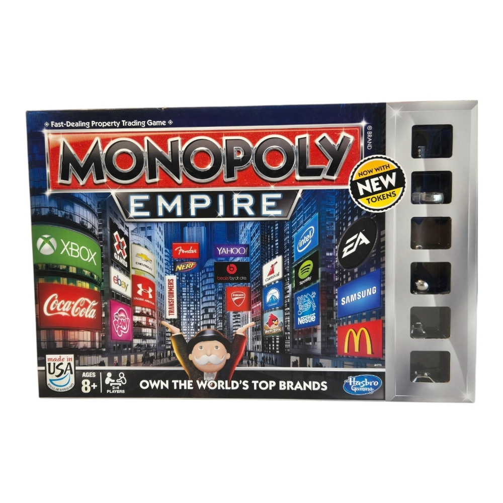 2014 Monopoly Empire Silver Edition **COMPLETE**